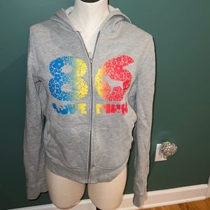 ❄️Vintage Victoria’s Secret PINK zip up hoodie size large